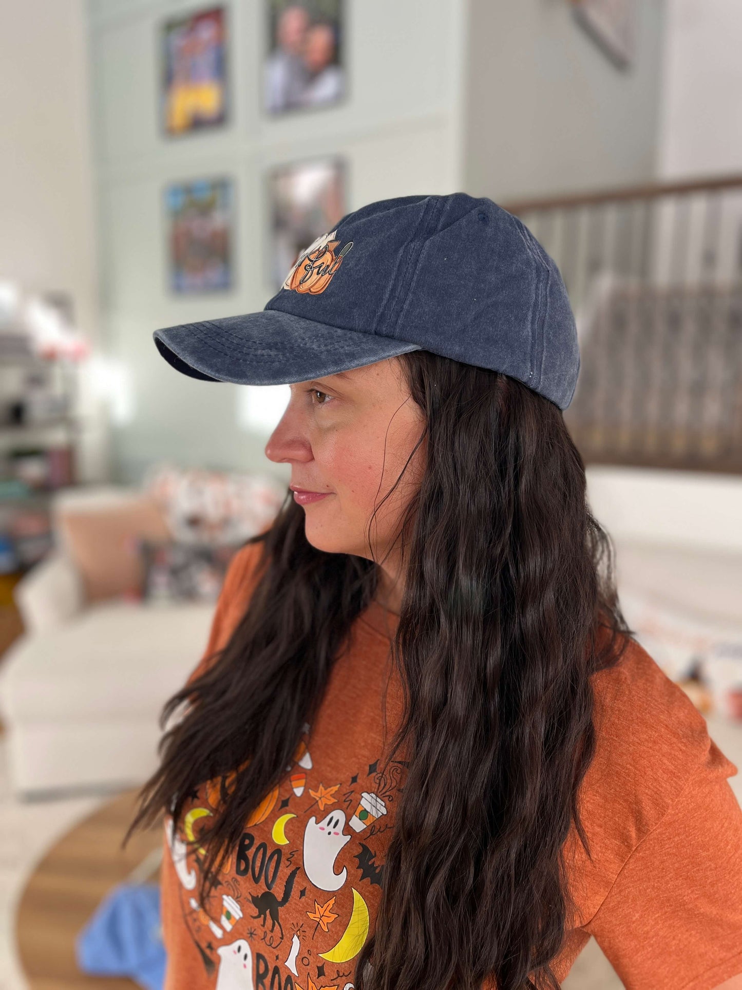 Thankful Pumpkin Patch Adjustable Cap - 3 Color Options