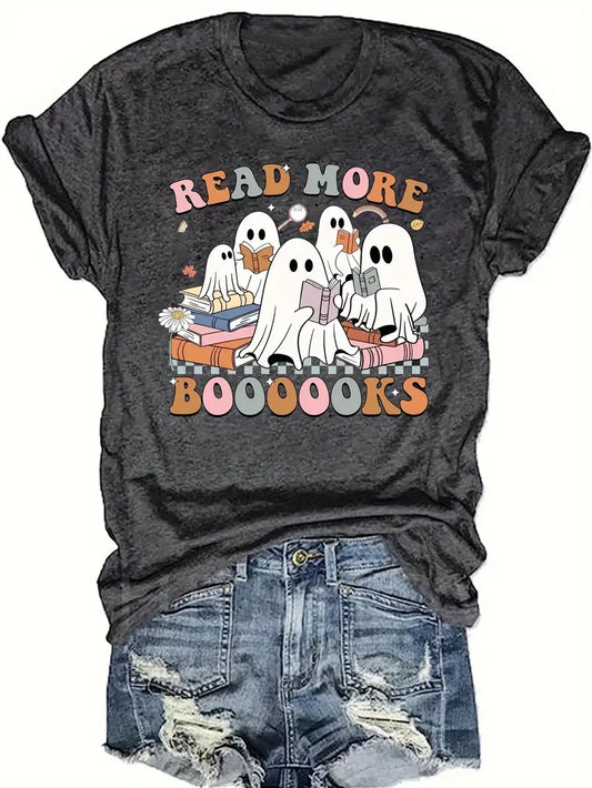 Read More Books Ghost T-Shirt - Large Only