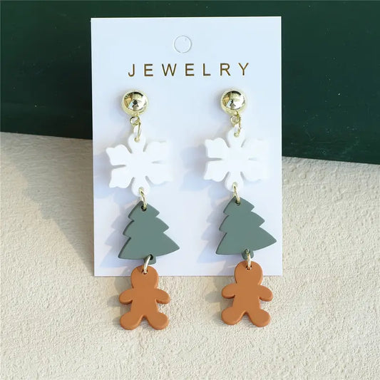 Holiday Trio Dangle Earrings