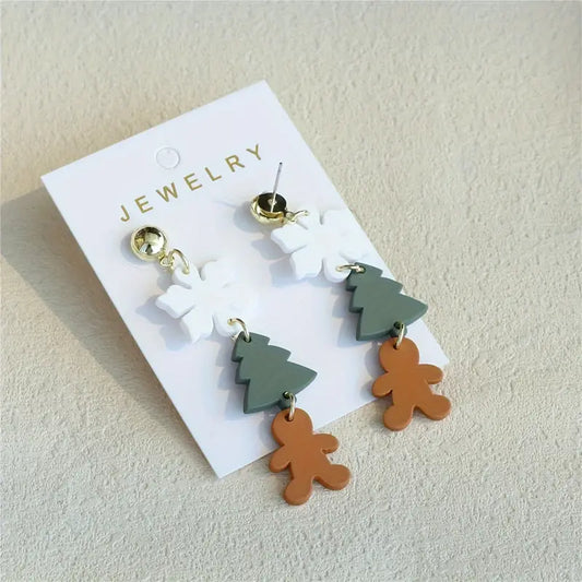 Holiday Trio Dangle Earrings