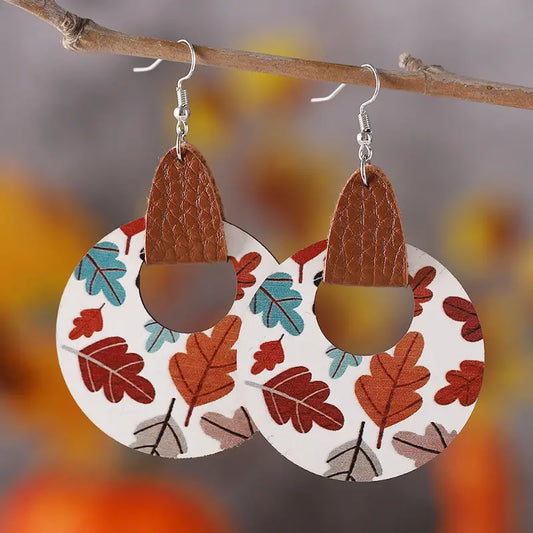 Leafy Harvest Dangle Earrings