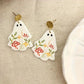 Ghost Boho Floral Earrings