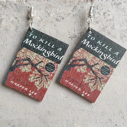 Vintage To Kill A Mockingbird Dangle Earrings