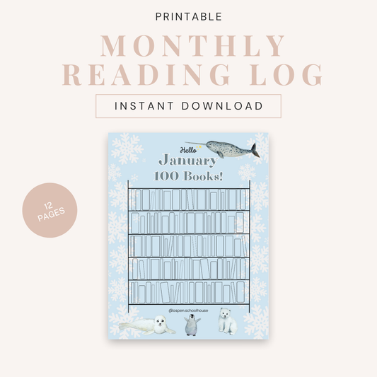 Monthly Reading Log Template Printable