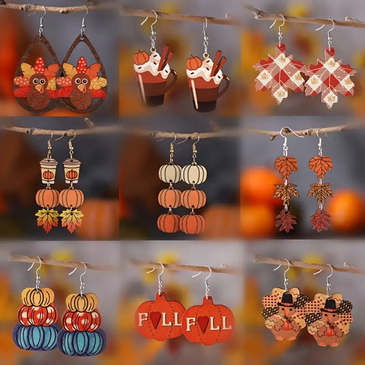 Cozy Fall Collection of Dangle Earrings