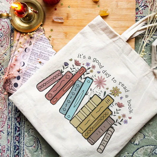 Good Day to Read a Book Tote Bag