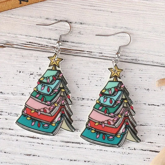 Merry Tree Ornament Dangle Earrings